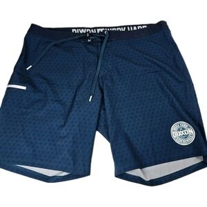 Dixxon Tools Board Shorts Size‎ 44 Blue Work Hard Hammer Swim Trunks Lightweight